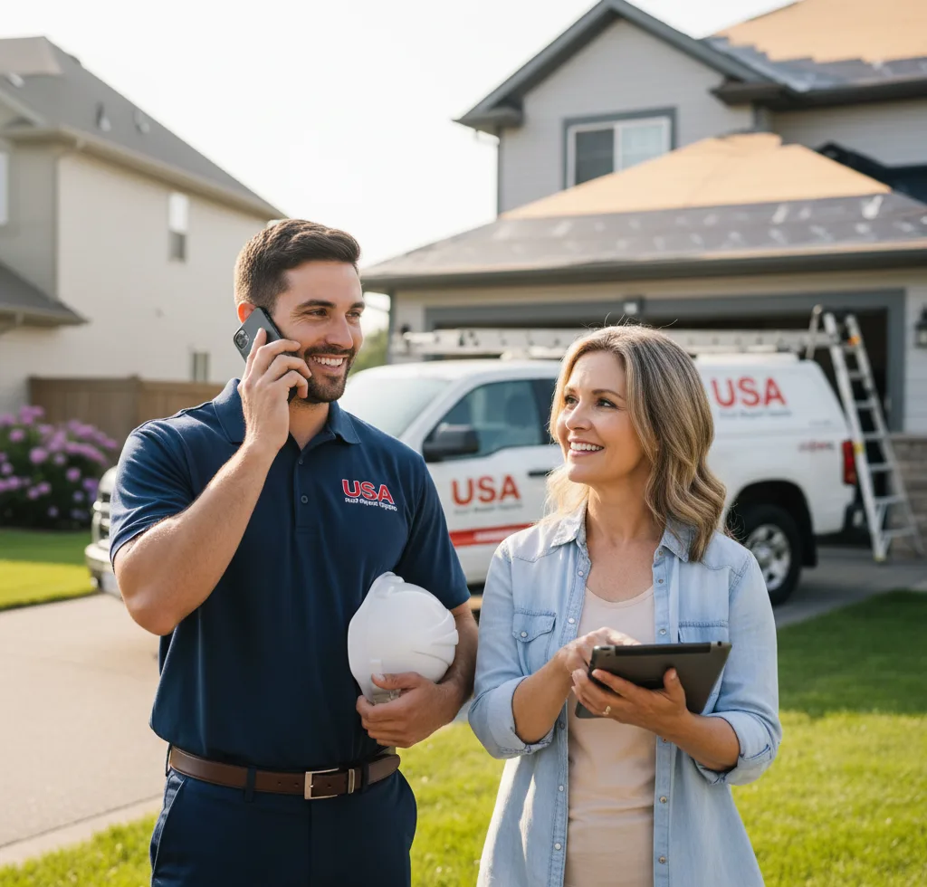 USA Roof Repair Experts customer support in Felton